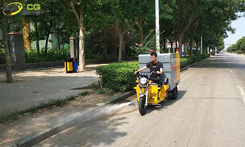 小型高壓清洗車道路清潔一車在手，清潔無憂