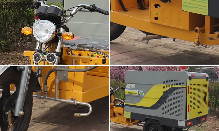 純電動(dòng)高壓清洗車BY-C7-L車輛配置