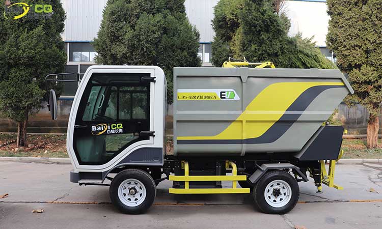 掛桶式垃圾清運(yùn)車小區(qū)，景區(qū)，鄉(xiāng)鎮(zhèn)垃圾桶清潔清理方便快捷