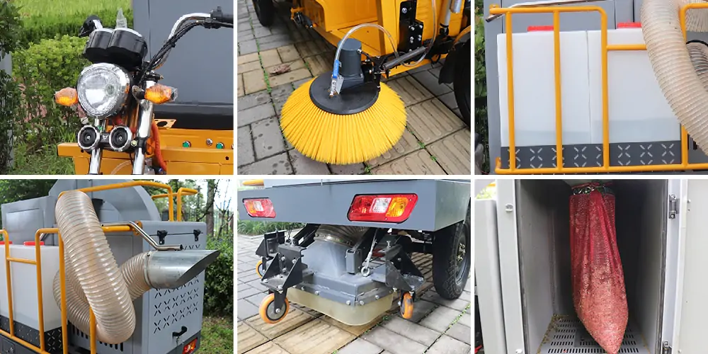 小型三輪樹(shù)葉收集車