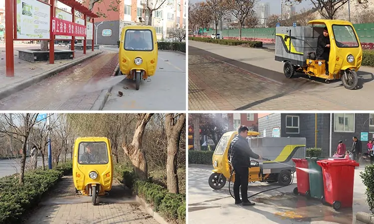 小型多功能三輪高壓清洗車(chē)BY-C7工作模式