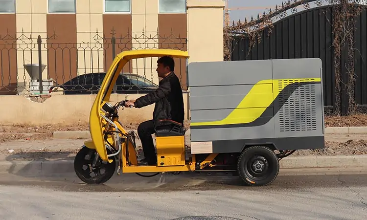 小型多功能三輪高壓清洗車(chē)BY-C7可選配置