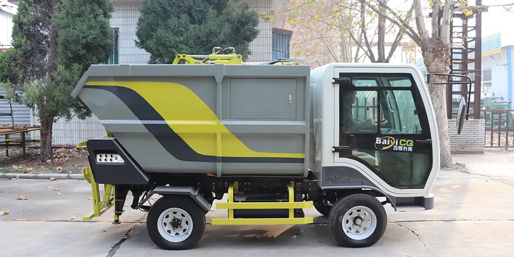 垃圾車_后裝式垃圾車_掛桶垃圾車_，小型垃圾車