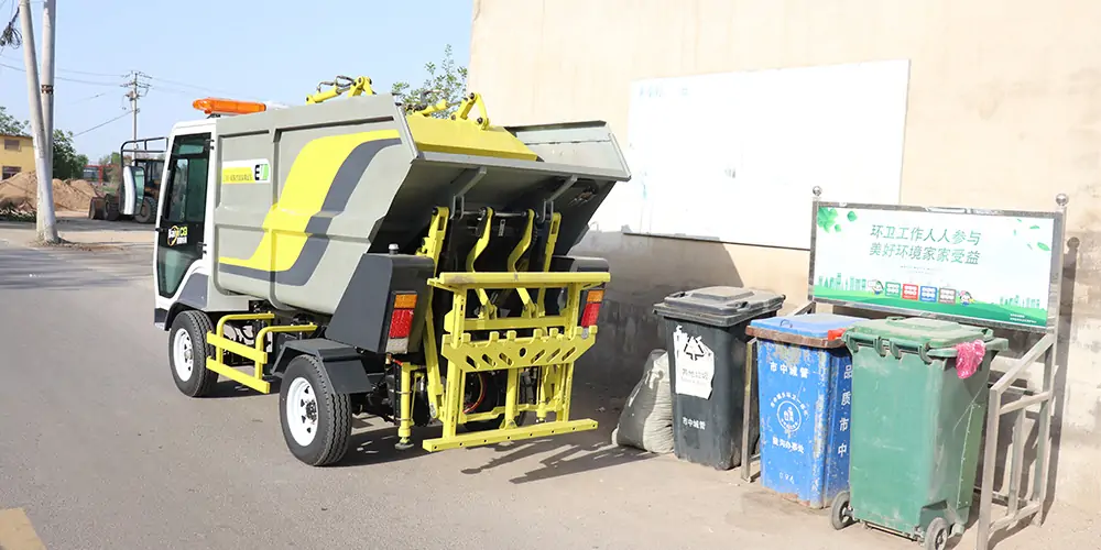 垃圾車_后裝式垃圾車_掛桶垃圾車_，小型垃圾車