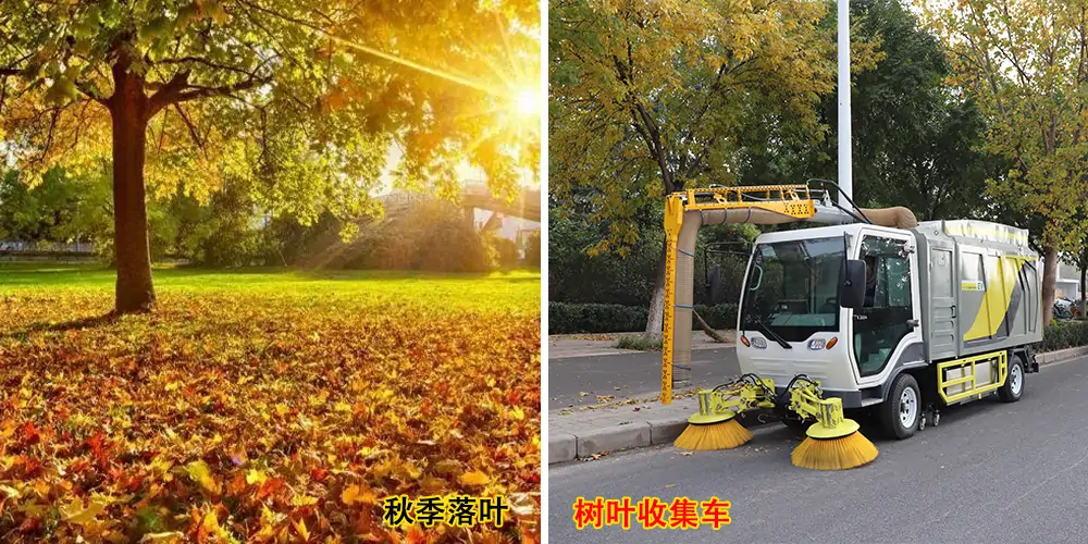 純電動樹葉收集車_多功能樹葉收集車_吸樹葉的機(jī)器_掃樹葉神器