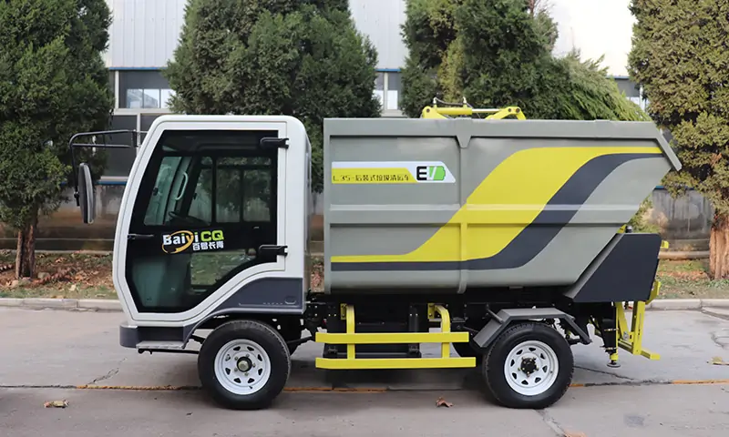 純電動(dòng)，低噪音，零排放！3.5立方后裝式垃圾清運(yùn)車物業(yè)小區(qū)垃圾轉(zhuǎn)運(yùn)難題解決者！