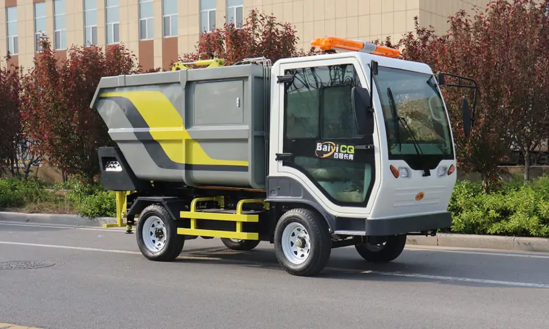 電動后裝式垃圾車：環(huán)保革命的嶄新明星，物業(yè)景區(qū)園林垃圾轉(zhuǎn)運(yùn)好幫手