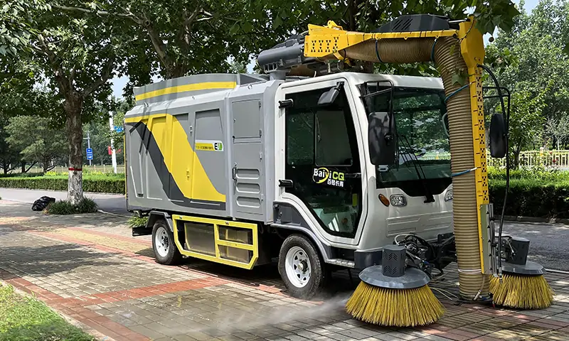 純電動掃地車，城市人行道清潔新寵！