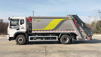 新能源壓縮式垃圾車BY-CS18000工作模式