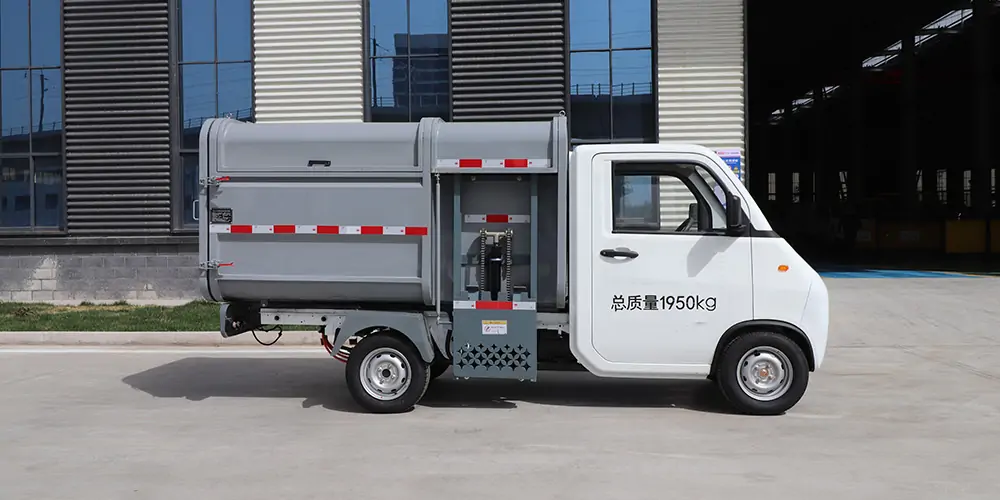 新能源側(cè)裝垃圾車，垃圾車，純電動(dòng)垃圾車，垃圾清運(yùn)車