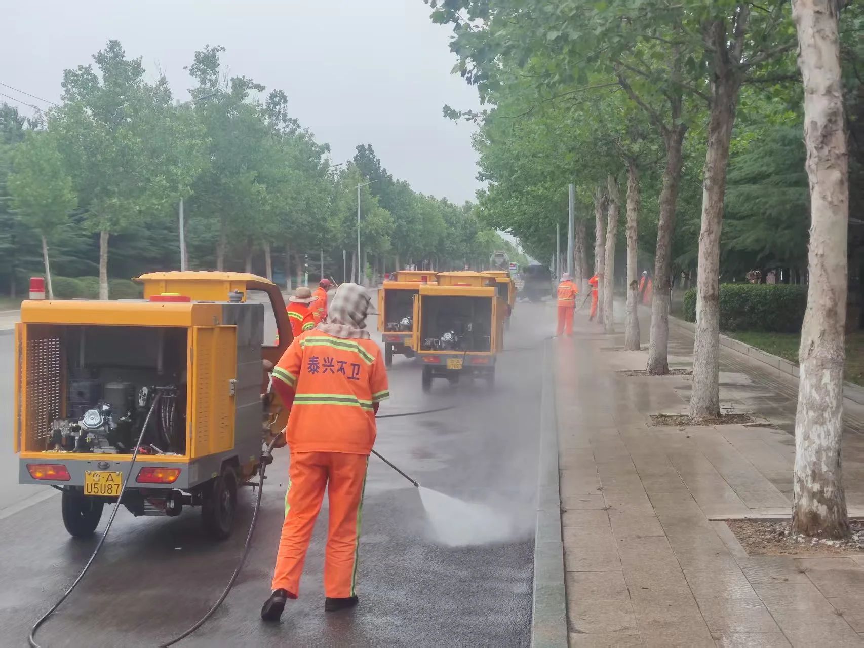 三輪高壓清洗車，多功能高壓清洗車，純電動高壓清洗車