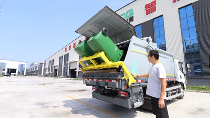 新能源壓縮式垃圾車(chē)BY-YS8000工作模式