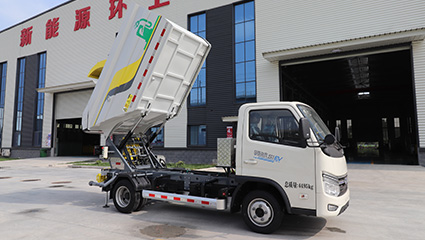 新能源自裝卸式垃圾車(chē)BY-LH4500工作模式